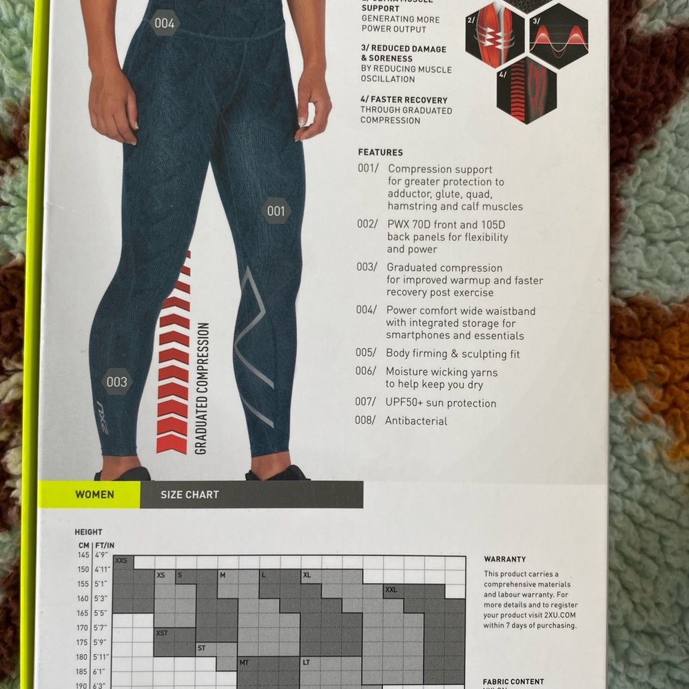 2XU compression leggings *New*